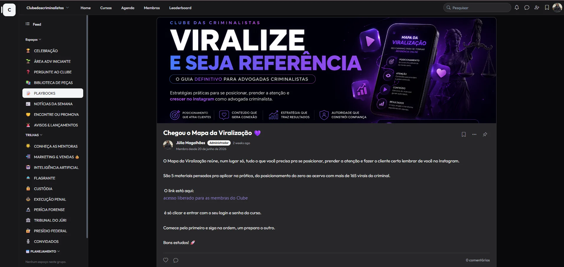 O Clube das Criminalistas por dentro